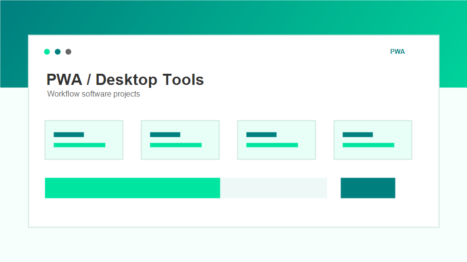 PWA and desktop software preview